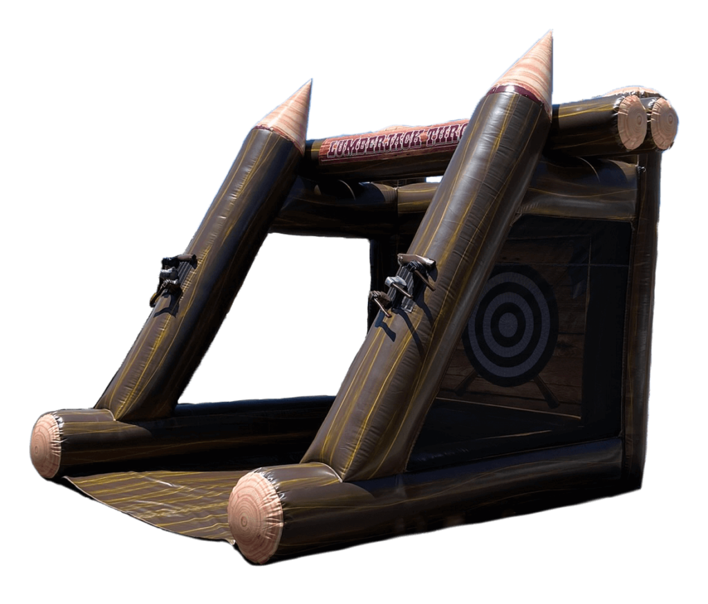 Inflatable Lumberjack Axe Throw FranKidsJump