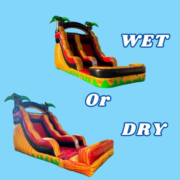 Waterslide/Dry Slide 15ft-YELLOW/ORANGE-For Rent #15