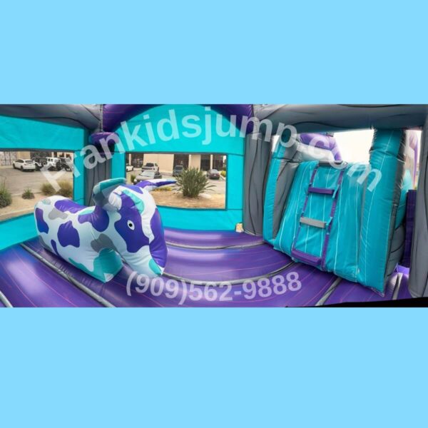 Combo Wet/Dry Slide-Inflatable BULL inside - Image 2