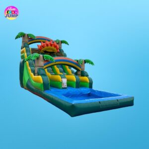 16ft Double Lane Waterslide SUNNY