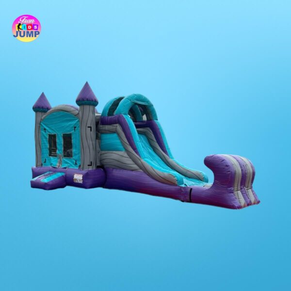 Combo Wet/Dry Slide-Inflatable BULL inside